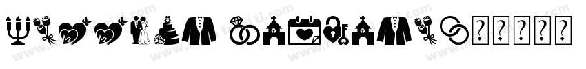 Wedding Package字体转换